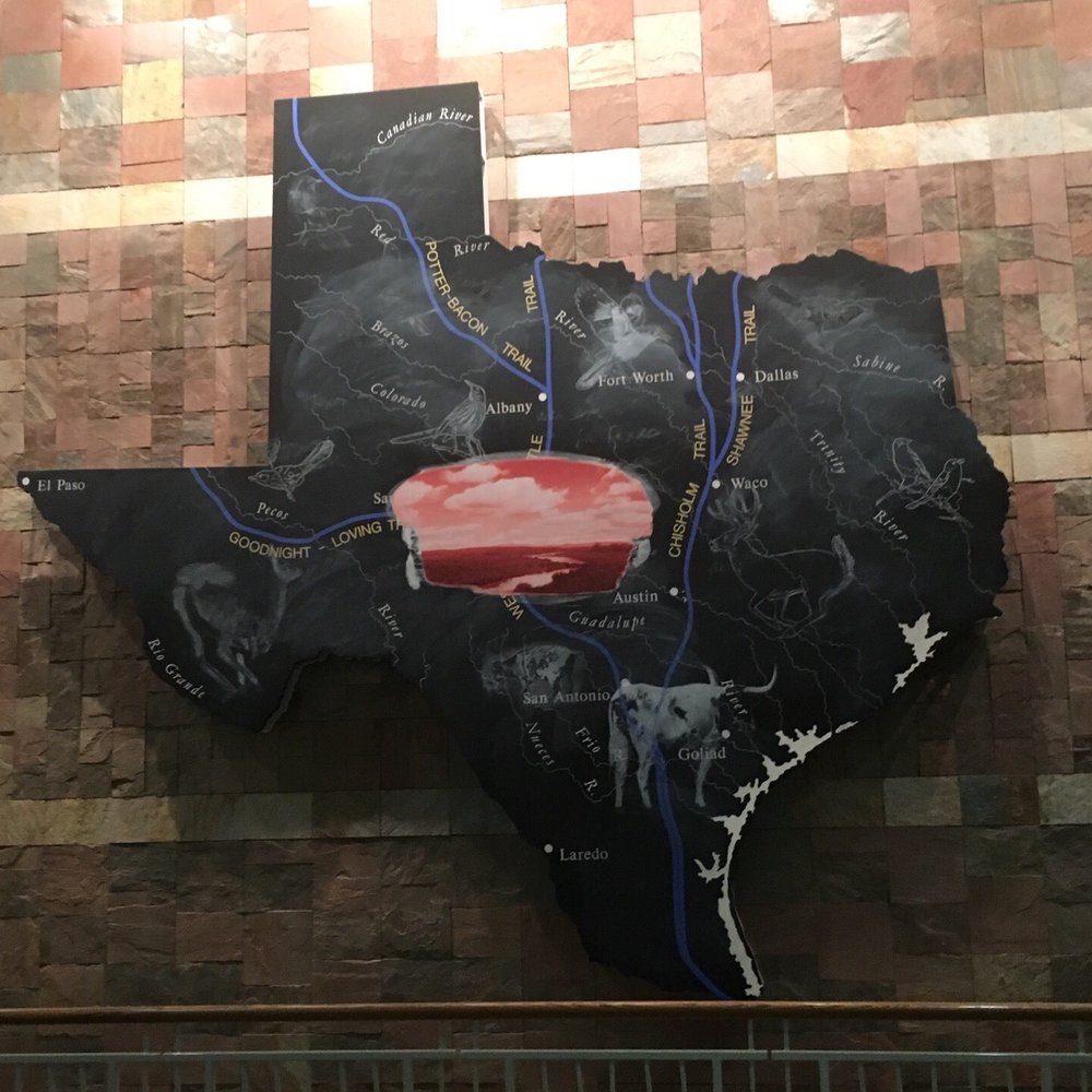 Convention & Visitor Bureau - Art in the second floor lobby - Stadiums & Arenas Near Me - Fort Worth, Texas Convention & Visitor Bureau - Art in the second floor lobby - Stadiums & Arenas Near Me - Fort Worth, Texas