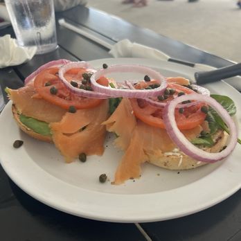 2nd Street Cafe - Smoked salmon bagel - Breakfast & Brunch Near Me - Cedar Key, Florida