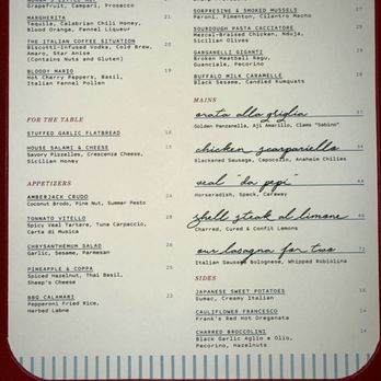 Don Angie - Menu - Italian Near Me - New York, New York