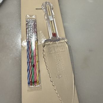 Tous Les Jours - Knife and candles included with each cake! - Bakeries Near Me - Calgary, Alberta Tous Les Jours - Knife and candles included with each cake! - Bakeries Near Me - Calgary, Alberta