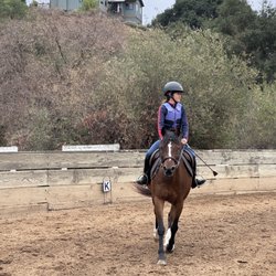 RJN Stables - Riding in the arena, always well maintained