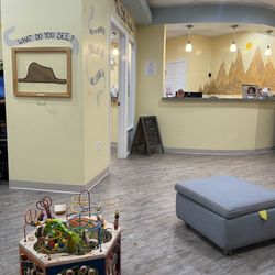 The Little Royals Dentistry for Kids - Waiting room- see old school arcade game
