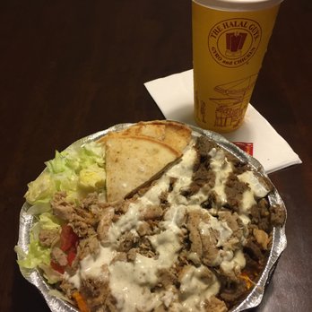 The Halal Guys - Half chicken & half gyro plate - Halal Near Me - Costa Mesa, California The Halal Guys - Half chicken & half gyro plate - Halal Near Me - Costa Mesa, California
