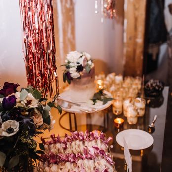 Lady Bird - a table with a variety of desserts - Custom Cakes Near Me