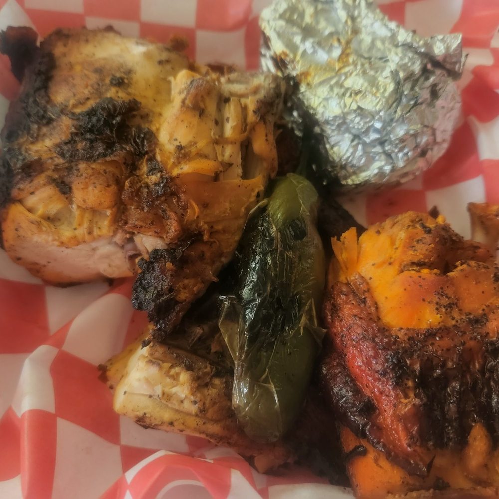 Chicken plate. Delicious Chicken plate. Delicious