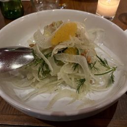 Fennel and orange salad