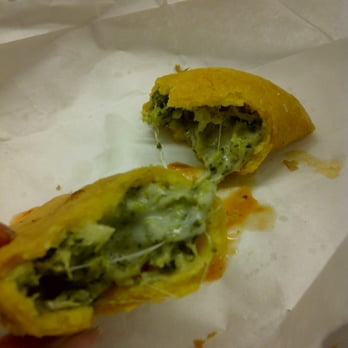 Empanada Mama - Hell's Kitchen - Broccoli and mozzarella empanada - Latin American Near Me - New York, New York Empanada Mama - Hell's Kitchen - Broccoli and mozzarella empanada - Latin American Near Me - New York, New York