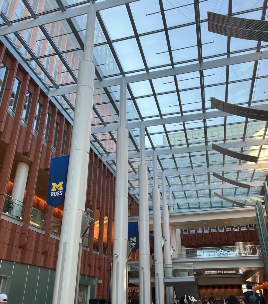 UNIVERSITY OF MICHIGAN ROSS SCHOOL OF BUSINESS Updated September 2024 701 Tappan Ave, Ann