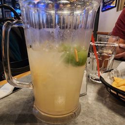 We like a mezcal margarita. First time we got the worm.