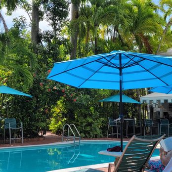 The Gardens Hotel - Pool with view of bar at right. - Hotels Near Me - Key West, Florida The Gardens Hotel - Pool with view of bar at right. - Hotels Near Me - Key West, Florida
