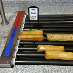 Bucky's Express - Tamale's on the roller grill. Cool new idea