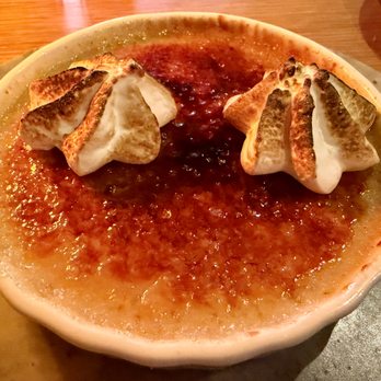 Mordecai - Crème Brûlée with marshmallow - New American Near Me - Chicago, Illinois Mordecai - Crème Brûlée with marshmallow - New American Near Me - Chicago, Illinois