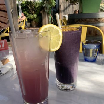 Sunflower Caffe - lavender lemonade and blueberry smoothie - Coffee & Tea Near Me - Sonoma, California Sunflower Caffe - lavender lemonade and blueberry smoothie - Coffee & Tea Near Me - Sonoma, California