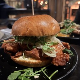 Fried chicken sandwich