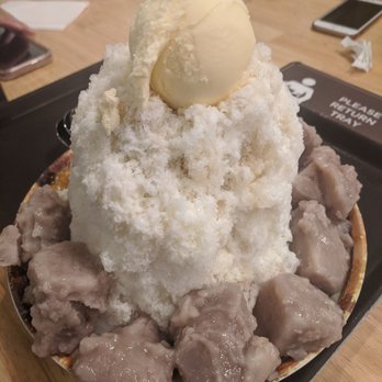 Meet Fresh - Shaved ice with taro - Desserts Near Me - Atlanta, Georgia