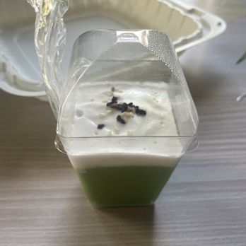 Coco Bomb - pandan coconut cream pudding - Cafes Near Me - San Diego, California