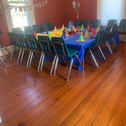 Cookies & Cream - A 10 inch ice cream sandwich combined with a party set up and playroom are the foundation for a fun-filled party!