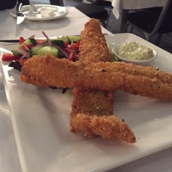Tea Tree Gully Golf Club Incorporated - Crumbed fish with sesame seeds, light meal but pretty generous serving