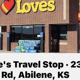 the front of a love's travel stop the front of a love's travel stop