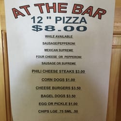 American Legion Post 78 - Snack menu