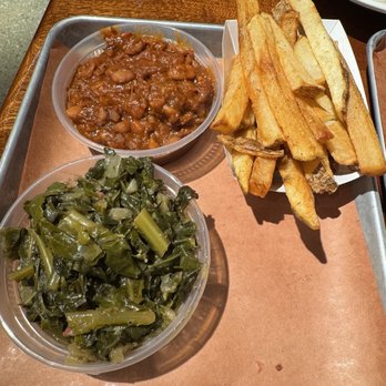 Stupid Good BBQ - Collard Greens, Baked Beans, Hand Cut Fries - Barbeque Near Me - Springfield, Virginia