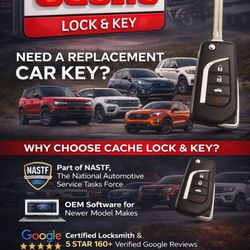 Cache Lock & Key - Car key replacement