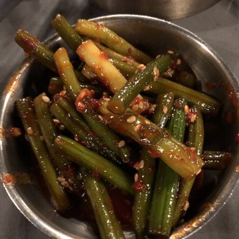 Kook Korean BBQ - Garlic stems - Korean Near Me - Vancouver, British Columbia