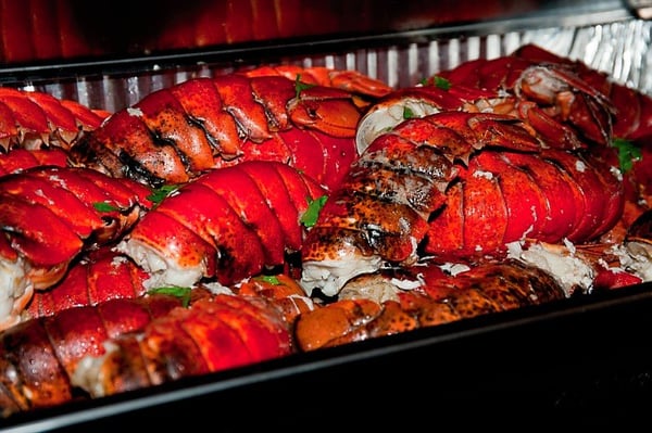 Photo of Laurel's Catering - Napa, CA, US. Butter Poached Lobster Tails