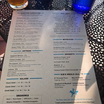Beer Creek Brewing - Menu - Brewpubs Near Me - Santa Fe, New Mexico