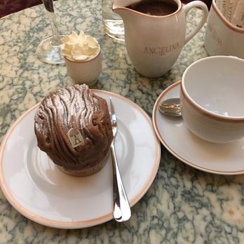 Angelina - Mont Blanc and hot chocolate - Breakfast & Brunch Near Me - Paris, 75 Angelina - Mont Blanc and hot chocolate - Breakfast & Brunch Near Me - Paris, 75