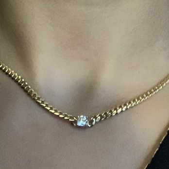 Klim Jewelry - Cuban link chain with half carat diamond - Jewelry Near Me - New York, New York Klim Jewelry - Cuban link chain with half carat diamond - Jewelry Near Me - New York, New York