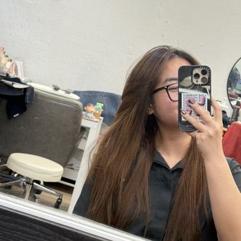 Blyss Hair Studio - Always cut my bang here, 10/10, staffs are very friendly and helpful! - Hair Salons Near Me - Garden Grove, California