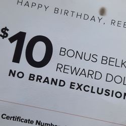 Belk - Happy Birthday to me?