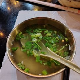 Soup that came with 2 of the 3 plates