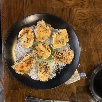 Standard Oyster Company - Garlic parmesan oysters - Seafood Near Me - Hickory, North Carolina Standard Oyster Company - Garlic parmesan oysters - Seafood Near Me - Hickory, North Carolina