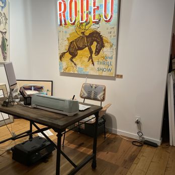 The Westerly - a desk with a laptop on it - Art Galleries Near Me - Steamboat Springs, Colorado The Westerly - a desk with a laptop on it - Art Galleries Near Me - Steamboat Springs, Colorado
