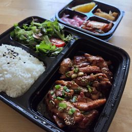 Bbq chicken bento Bbq chicken bento