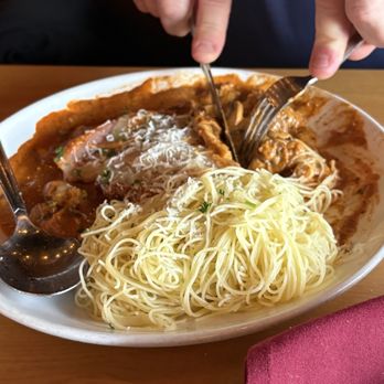 Italian House on Park - veal parmesan with spaghetti pasta - Italian Near Me - Westfield, Indiana Italian House on Park - veal parmesan with spaghetti pasta - Italian Near Me - Westfield, Indiana