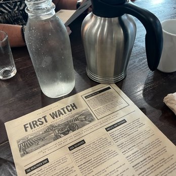 First Watch - Water and coffee brought to the table! - Breakfast & Brunch Near Me - Rogers, Arkansas