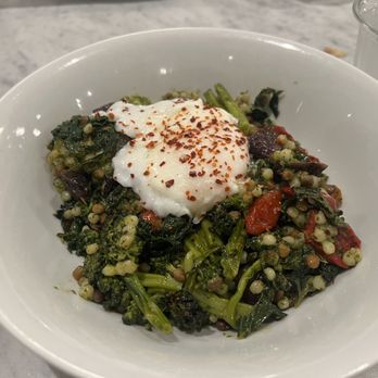 Tatte Bakery & Cafe | Reston - Broccolini, Lentil and Couscous Bowl - Coffee & Tea Near Me - Reston, Virginia Tatte Bakery & Cafe | Reston - Broccolini, Lentil and Couscous Bowl - Coffee & Tea Near Me - Reston, Virginia