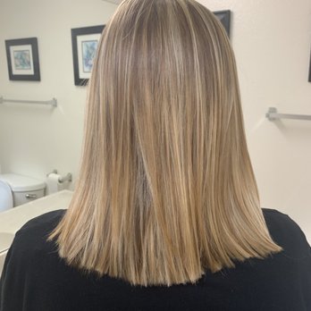 Bleach & Brawn - Blonde hair and major cut by ANYA! - Hair Salons Near Me - Vista, California Bleach & Brawn - Blonde hair and major cut by ANYA! - Hair Salons Near Me - Vista, California