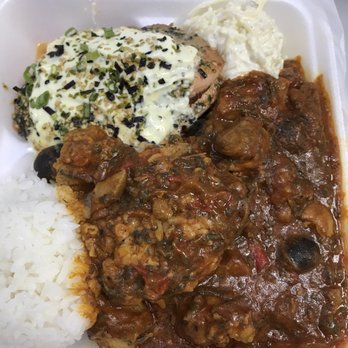 Jah'z kusina - Furikaki Salmon and Pastele Stew - Food Trucks Near Me - Kapolei, Hawaii Jah'z kusina - Furikaki Salmon and Pastele Stew - Food Trucks Near Me - Kapolei, Hawaii