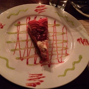 Sufi's Kitchen - Pomegranate cheesecake - Persian/Iranian Near Me - Atlanta, Georgia Sufi's Kitchen - Pomegranate cheesecake - Persian/Iranian Near Me - Atlanta, Georgia