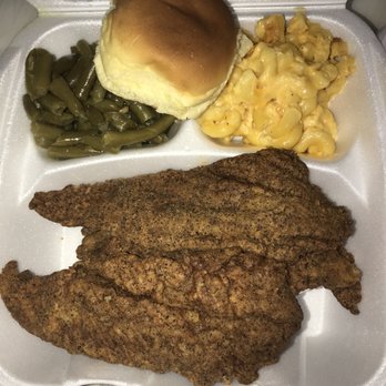 Chicken Bucket - Fried catfish. Not fishy at all, a little spicy and so good. The portions are so generous - Chicken Shop Near Me - Mount Holly, North Carolina