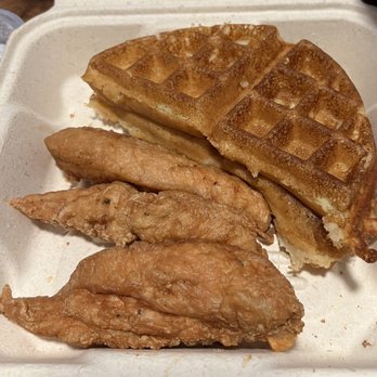 Connie's Chicken and Waffles - Connie's Buttermilk Waffle with Chicken Breast Tenders - Waffles Near Me - Baltimore, Maryland Connie's Chicken and Waffles - Connie's Buttermilk Waffle with Chicken Breast Tenders - Waffles Near Me - Baltimore, Maryland