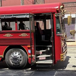 Funny Bus Cleveland - Bus door