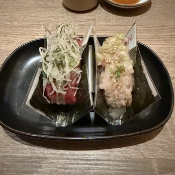 Domodomo Ko - Negi Toro and Yellowtail Handroll - Japanese Near Me - Dallas, Texas
