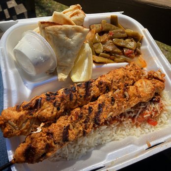 Bell Greek - Chicken souvlaki platter - Greek Near Me - Chester, Virginia