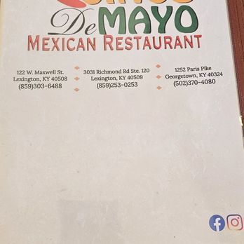 Cinco De Mayo Mexican Restaurant - Mexican Near Me - Georgetown, Kentucky Cinco De Mayo Mexican Restaurant - Mexican Near Me - Georgetown, Kentucky