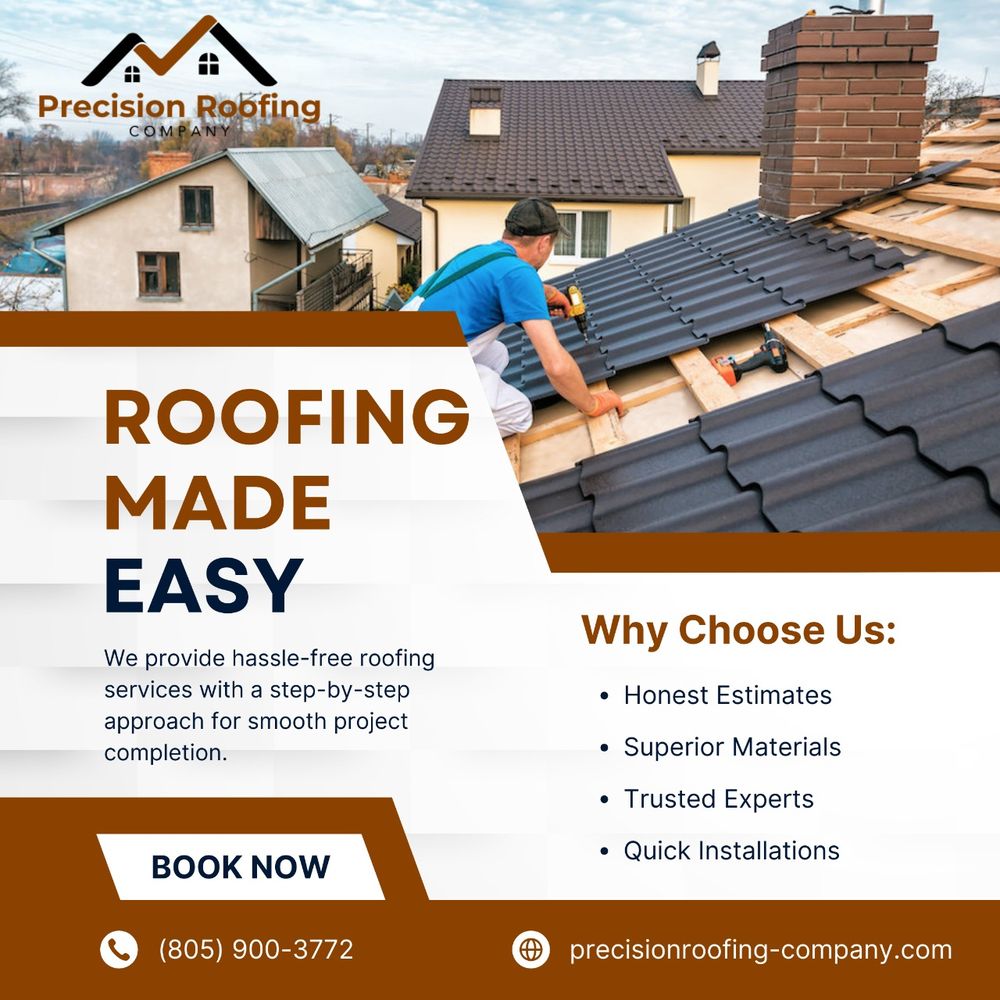 Slide of Precision Roofing Company